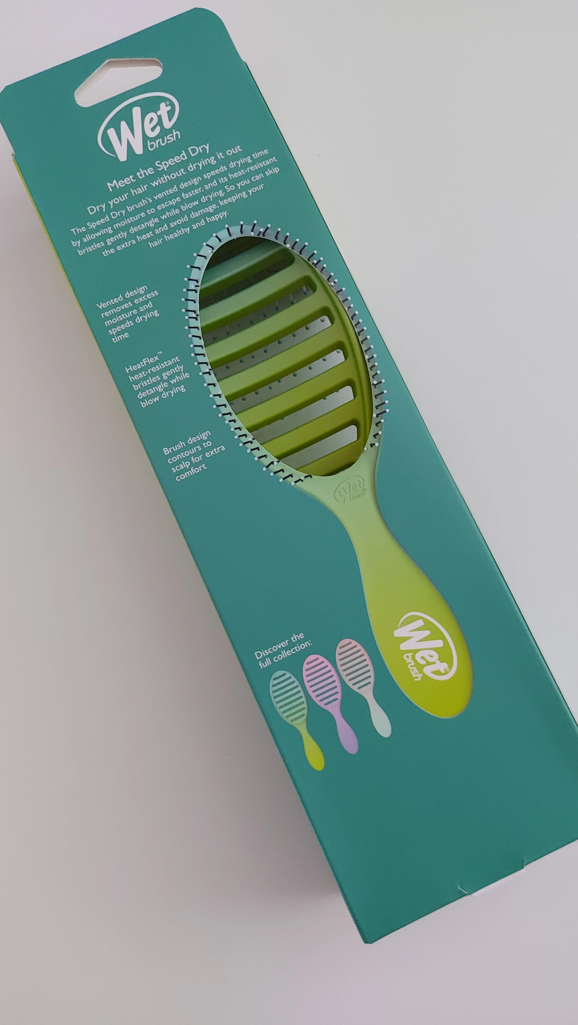 WetBrush Pro Green Speed Dry Brush & Hair Grip - Image 5